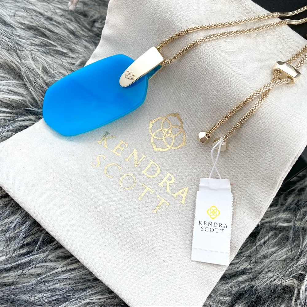 NEW Kendra Scott inez adjustable pendant 14k gold plated